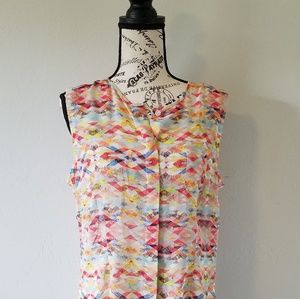 Cabi sleeveless blouse